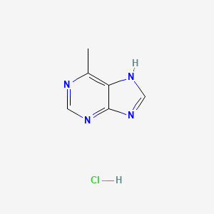 molecular formula C6H7ClN4 B11914406 6-Methyl-9H-purine hydrochloride 