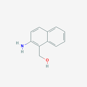 molecular formula C11H11NO B11914415 (2-Aminonaphthalen-1-yl)methanol 
