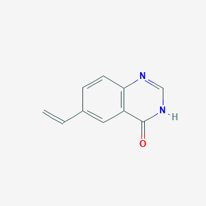 molecular formula C10H8N2O B11914420 6-Vinylquinazolin-4(1H)-one 
