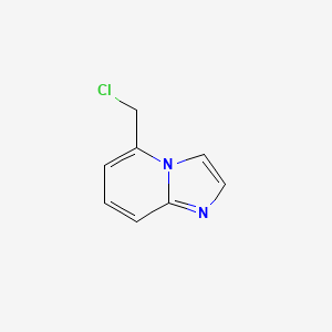 molecular formula C8H7ClN2 B11914435 5-(Chloromethyl)imidazo[1,2-a]pyridine 