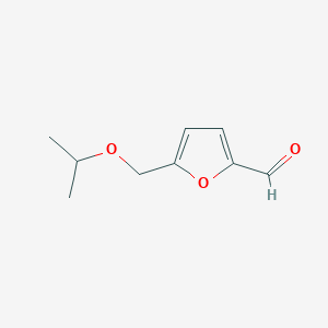 molecular formula C9H12O3 B11914457 5-(Isopropoxymethyl)furan-2-carbaldehyde 