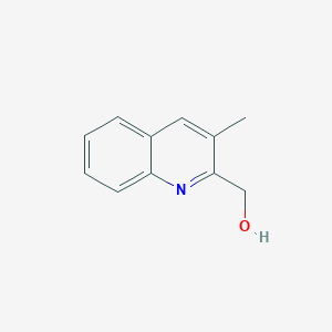 molecular formula C11H11NO B11914495 (3-Methylquinolin-2-yl)methanol 