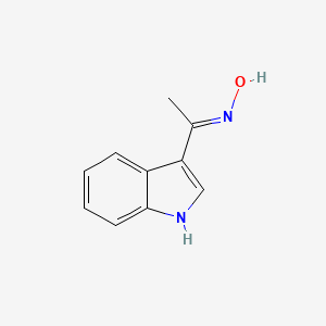 molecular formula C10H10N2O B11914501 (Z)-1-(1H-Indol-3-yl)ethanone oxime 