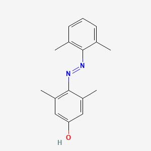 molecular formula C16H18N2O B1191454 4-[(2,6-Dimethylphenyl)diazenyl]-3,5-dimethylphenol 