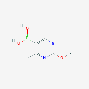 molecular formula C6H9BN2O3 B11914556 (2-Methoxy-4-methylpyrimidin-5-yl)boronic acid 