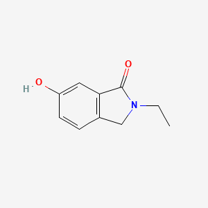 molecular formula C10H11NO2 B11914585 2-Ethyl-6-hydroxyisoindolin-1-one 