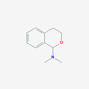 molecular formula C11H15NO B11914598 N,N-Dimethylisochroman-1-amine 