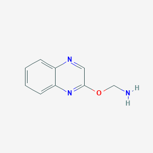 molecular formula C9H9N3O B11914599 (Quinoxalin-2-yloxy)methanamine 