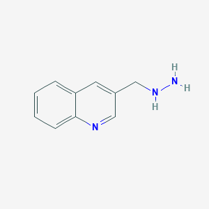 molecular formula C10H11N3 B11914645 3-(Hydrazinylmethyl)quinoline CAS No. 887593-60-4
