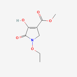 molecular formula C8H11NO5 B1191466 Methyl 1-ethoxy-4-hydroxy-5-oxo-2,5-dihydro-1H-pyrrole-3-carboxylate 