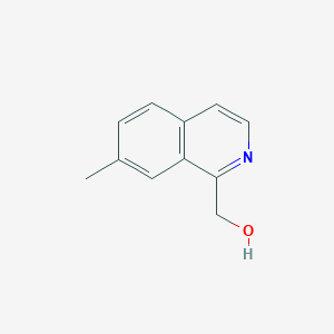 molecular formula C11H11NO B11914667 (7-Methylisoquinolin-1-yl)methanol 
