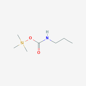 molecular formula C7H17NO2Si B11914687 Trimethylsilyl propylcarbamate CAS No. 89029-18-5