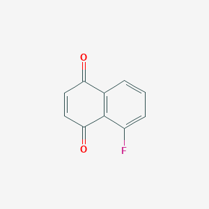 molecular formula C10H5FO2 B11914722 5-Fluoronaphthalene-1,4-dione CAS No. 62784-46-7