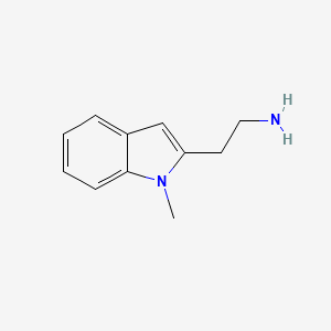 molecular formula C11H14N2 B11914744 2-(1-methyl-1H-indol-2-yl)ethanamine 
