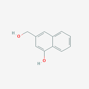 molecular formula C11H10O2 B11914751 1-Naphthol-3-methanol 