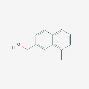 molecular formula C12H12O B11914759 1-Methylnaphthalene-7-methanol 
