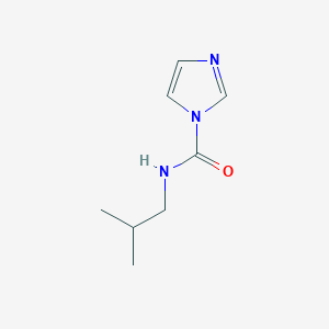 molecular formula C8H13N3O B11914808 N-Isobutyl-1-imidazolecarboxamide 