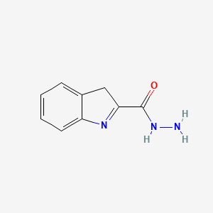 molecular formula C9H9N3O B11914832 3H-Indole-2-carbohydrazide CAS No. 457899-34-2
