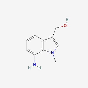 molecular formula C10H12N2O B11914876 (7-Amino-1-methyl-1H-indol-3-yl)methanol 
