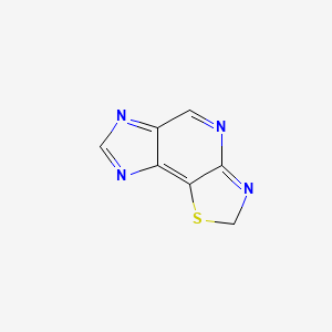 molecular formula C7H4N4S B11914931 2h-Imidazo[4,5-d]thiazolo[4,5-b]pyridine CAS No. 887269-37-6