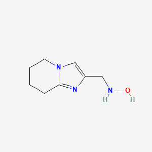molecular formula C8H13N3O B11915043 N-((5,6,7,8-Tetrahydroimidazo[1,2-a]pyridin-2-yl)methyl)hydroxylamine 