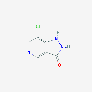 molecular formula C6H4ClN3O B11915094 7-Chloro-1H-pyrazolo[4,3-c]pyridin-3-ol 