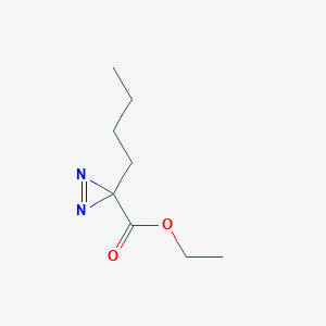 molecular formula C8H14N2O2 B11915101 Ethyl 3-butyl-3H-diazirine-3-carboxylate 