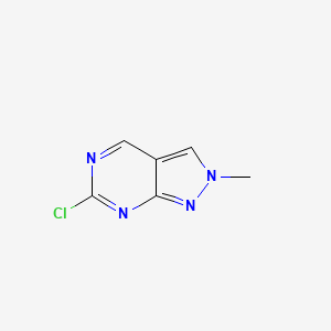 molecular formula C6H5ClN4 B11915114 6-Chloro-2-methyl-2H-pyrazolo[3,4-d]pyrimidine 