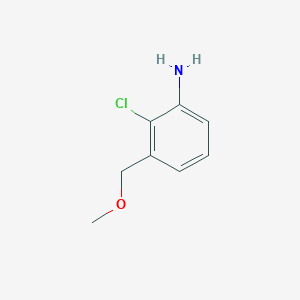 molecular formula C8H10ClNO B11915130 2-Chloro-3-(methoxymethyl)aniline 