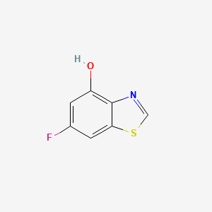 molecular formula C7H4FNOS B11915138 6-Fluorobenzo[d]thiazol-4-ol 