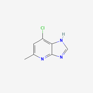 molecular formula C7H6ClN3 B11915318 7-Chloro-5-methyl-3H-imidazo[4,5-b]pyridine 