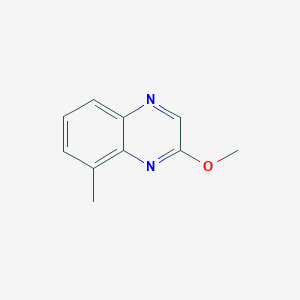 molecular formula C10H10N2O B11915339 2-Methoxy-8-methylquinoxaline 