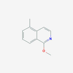 molecular formula C11H11NO B11915345 1-Methoxy-5-methylisoquinoline 