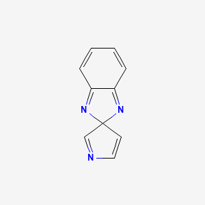 molecular formula C10H7N3 B11915350 Spiro[benzimidazole-2,3'-pyrrole] CAS No. 886493-06-7