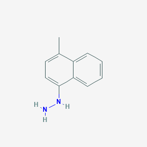 molecular formula C11H12N2 B11915358 (4-Methylnaphthalen-1-yl)hydrazine 