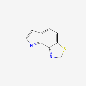 molecular formula C9H6N2S B11915372 2h-Pyrrolo[2,3-e]benzothiazole CAS No. 403715-76-4