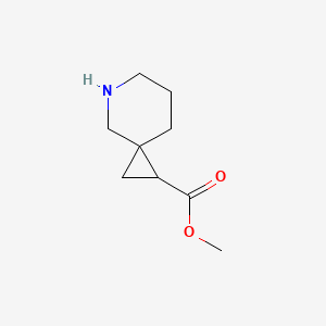 molecular formula C9H15NO2 B11915423 Methyl 5-azaspiro[2.5]octane-1-carboxylate 