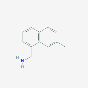 molecular formula C12H13N B11915424 1-(Aminomethyl)-7-methylnaphthalene 