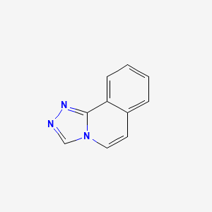 molecular formula C10H7N3 B11915428 [1,2,4]Triazolo[3,4-a]isoquinoline CAS No. 440-54-0