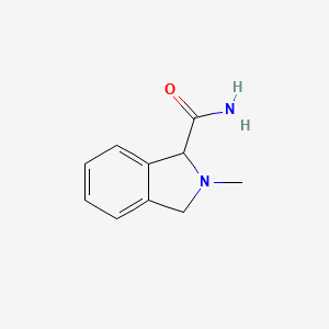 molecular formula C10H12N2O B11915490 2-Methylisoindoline-1-carboxamide 
