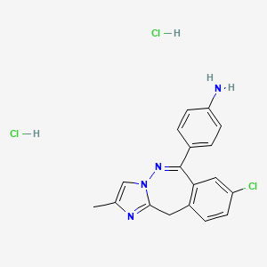 molecular formula C18H17Cl3N4 B1191551 Gyki 47261 dihydrochloride 