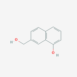 molecular formula C11H10O2 B11915575 1-Naphthol-7-methanol 