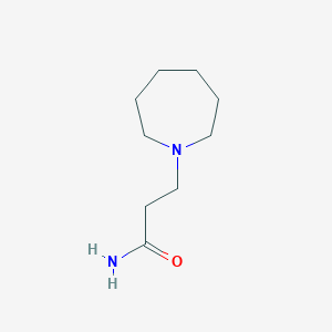 molecular formula C9H18N2O B11915587 3-(Azepan-1-yl)propanamide 