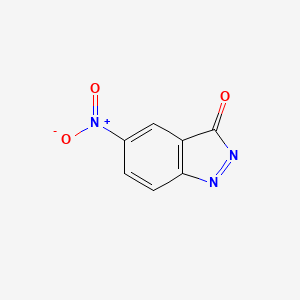 molecular formula C7H3N3O3 B11915638 5-Nitro-3H-indazol-3-one CAS No. 61976-45-2