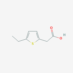 molecular formula C8H10O2S B11915701 2-(5-Ethylthiophen-2-YL)acetic acid CAS No. 70596-08-6
