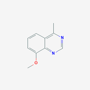 molecular formula C10H10N2O B11915726 8-Methoxy-4-methylquinazoline CAS No. 69674-28-8