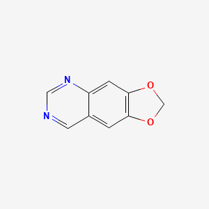 molecular formula C9H6N2O2 B11915762 [1,3]Dioxolo[4,5-g]quinazoline CAS No. 269-53-4