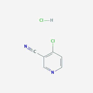 molecular formula C6H4Cl2N2 B11915814 4-Chloronicotinonitrile hydrochloride 