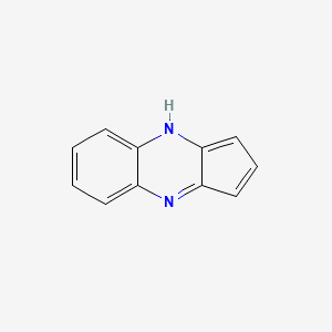 molecular formula C11H8N2 B11915817 4H-Cyclopenta[b]quinoxaline CAS No. 269-66-9