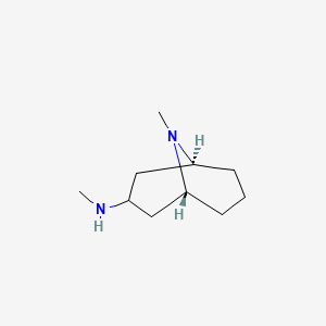 molecular formula C10H20N2 B11915820 Endo-N,9-dimethyl-9-azabicyclo[3.3.1]nonan-3-amine 